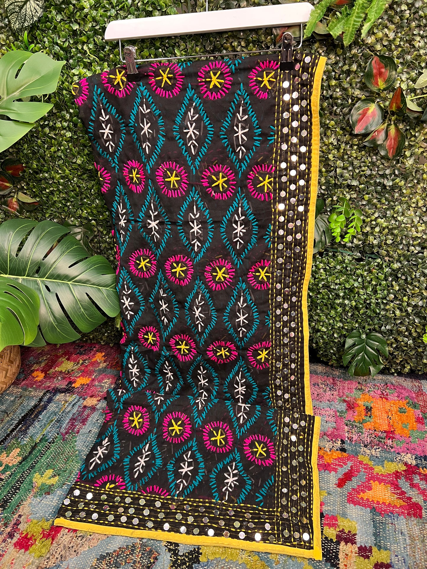 Phulkari Wool Scarf - 53