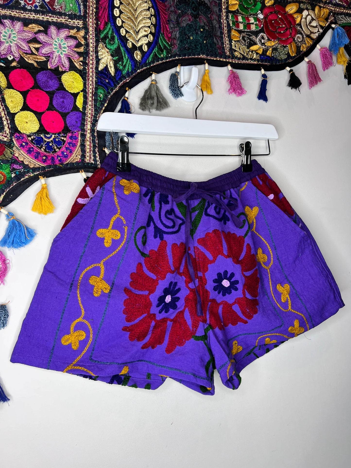 Suzani Shorts - Purple 10 - UK 6-10