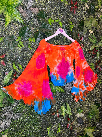 Tie Dye Off The Shoulder Top